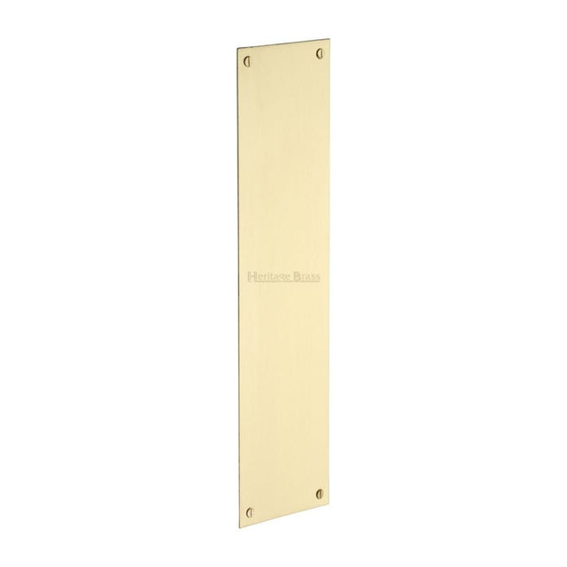 Heritage Brass Door Furniture Satin Brass / Finger Plates / 350 x 76mm Heritage Brass - Fingerplate 350 x 76mm - Satin Brass Finish