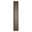 Heritage Brass Door Furniture Matt Bronze / Finger Plates / 462 x 76mm Heritage Brass - Fingerplate 462 x 76mm - Matt Bronze Finish