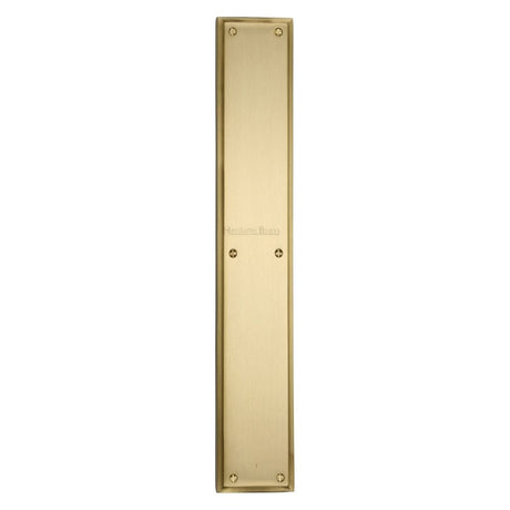 Heritage Brass Door Furniture Satin Brass / Finger Plates / 462 x 76mm Heritage Brass - Fingerplate 462 x 76mm - Satin Brass Finish