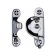 Heritage Brass Window Furniture Polished Chrome / Sash Window Fitch Fasteners / Yes Heritage Brass - Fitch Pattern Sash Fastener Lockable Polished Chrome Finish