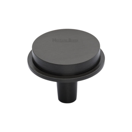 Heritage Brass Cabinet Hardware Matt Bronze / Cabinet Knobs / 32mm Dia. Heritage Brass - Flat Round Knob Design 32 mm Matt Bronze finish