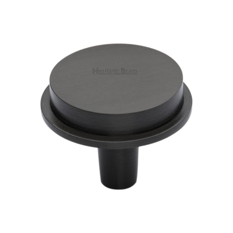 Heritage Brass Cabinet Hardware Matt Bronze / Cabinet Knobs / 38mm Dia. Heritage Brass - Flat Round Knob Design 38 mm Matt Bronze finish