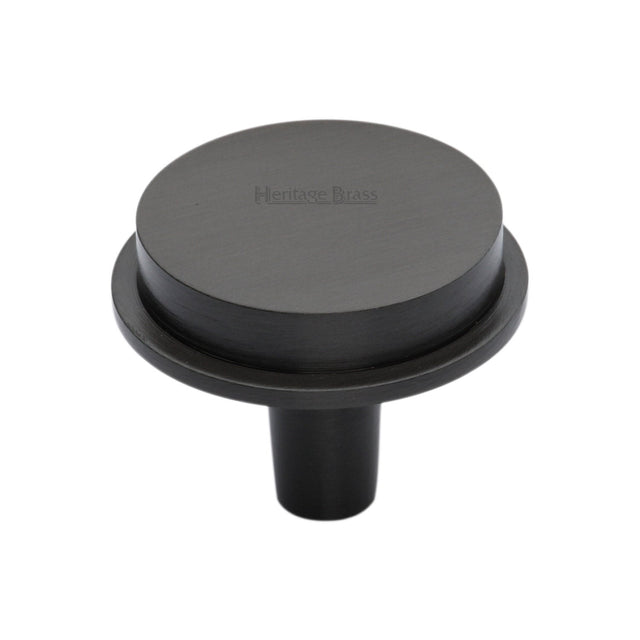 Heritage Brass Cabinet Hardware Matt Bronze / Cabinet Knobs / 38mm Dia. Heritage Brass - Flat Round Knob Design 38 mm Matt Bronze finish