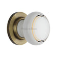 Heritage Brass Door Furniture Antique Brass / Mortice Knobs Heritage Brass - Gold Line Knob with Antique Brass base