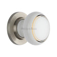Heritage Brass Door Furniture Satin Nickel / Mortice Knobs Heritage Brass - Gold Line Knob with Satin Nickel base
