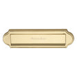 Heritage Brass Door Furniture Polished Brass / Letter Plates / 280 x 78mm Heritage Brass - Gravity Letterplate 280 x 78mm - Polished Brass Finish