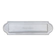 Heritage Brass Door Furniture Satin Chrome / Letter Plates / 280 x 78mm Heritage Brass - Gravity Letterplate 280 x 78mm - Satin Chrome Finish