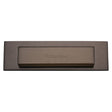 Heritage Brass Door Furniture Matt Bronze / Letter Plates / 280 x 80mm Heritage Brass - Gravity Letterplate 280 x 80mm - Matt Bronze Finish
