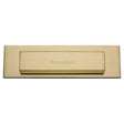 Heritage Brass Door Furniture Satin Brass / Letter Plates / 280 x 80mm Heritage Brass - Gravity Letterplate 280 x 80mm - Satin Brass Finish