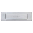 Heritage Brass Door Furniture Satin Chrome / Letter Plates / 280 x 80mm Heritage Brass - Gravity Letterplate 280 x 80mm - Satin Chrome Finish