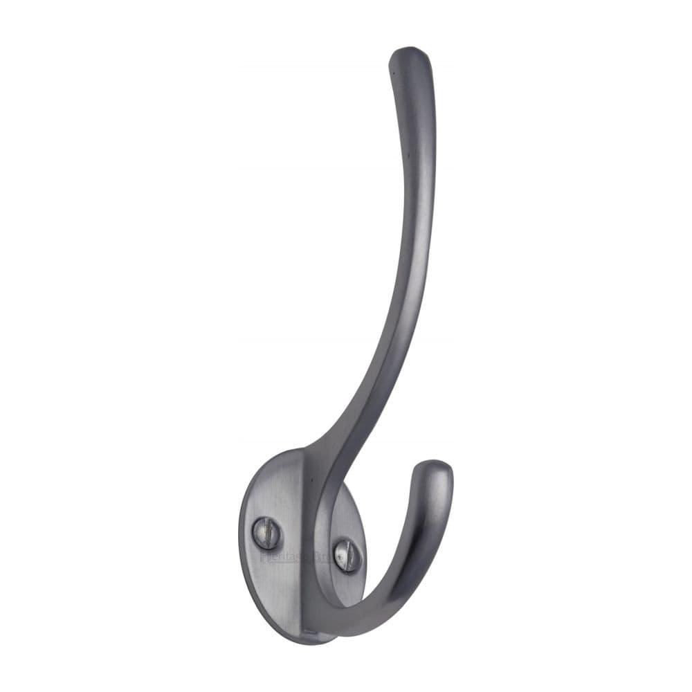 Heritage Brass Accessories Satin Chrome / Hat & Coat Hooks Heritage Brass - Hat & Coat Hook Satin Chrome Finish