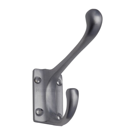 Heritage Brass Accessories Satin Chrome / Hat & Coat Hooks Heritage Brass - Hat & Coat Hook Satin Chrome Finish