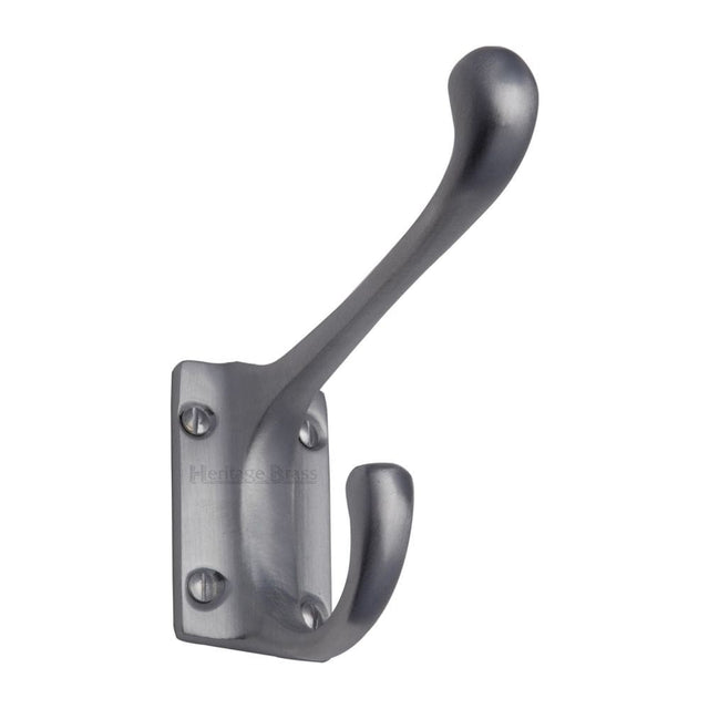 Heritage Brass Accessories Satin Chrome / Hat & Coat Hooks Heritage Brass - Hat & Coat Hook Satin Chrome Finish