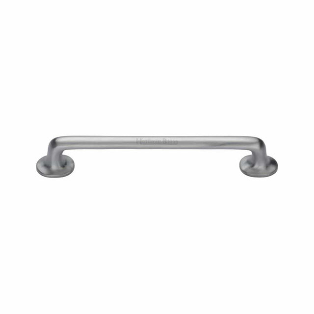 Heritage Brass Cabinet Hardware Satin Chrome / Cabinet Pull Handles / 152mm c/c Heritage Brass - Heritage Cabinet Pull Traditional Design 152mm CTC Satin Chrome
