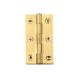 Heritage Brass Hinges Natural Brass / Extruded Brass Hinge / 2.5" / 65mm Heritage Brass - Hinge Brass 2 1/2" x 1 3/8" Natural Brass Finish
