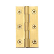 Heritage Brass Hinges Natural Brass / Extruded Brass Hinge / 3" (76mm) Heritage Brass - Hinge Brass 3" x 1 5/8" Natural Brass Finish