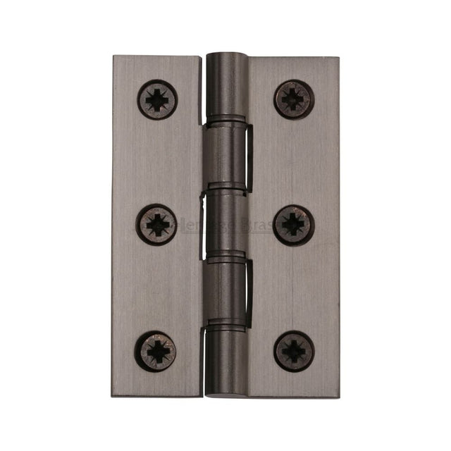 Heritage Brass Hinges Matt Bronze / Washered Hinges / 3" (76mm) Heritage Brass - Hinge Brass with Phosphor Washers 3" x 2" Matt Bronze Finish