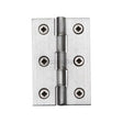 Heritage Brass Hinges Satin Chrome / Washered Hinges / 3" (76mm) Heritage Brass - Hinge Brass with Phosphor Washers 3" x 2" Satin Chrome Finish