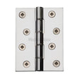 Heritage Brass Hinges Polished Chrome / Washered Hinges / 4" x (102mm) Heritage Brass - Hinge Brass with Phosphor Washers 4" x 3" Polished Chrome Finish