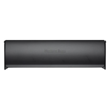 Heritage Brass Door Furniture Matt Black / Interior Letter Flap / 11 3/4" x 3 1/2" Heritage Brass - Interior Letterflap 11 3/4" x 3 1/2"Matt Black finish