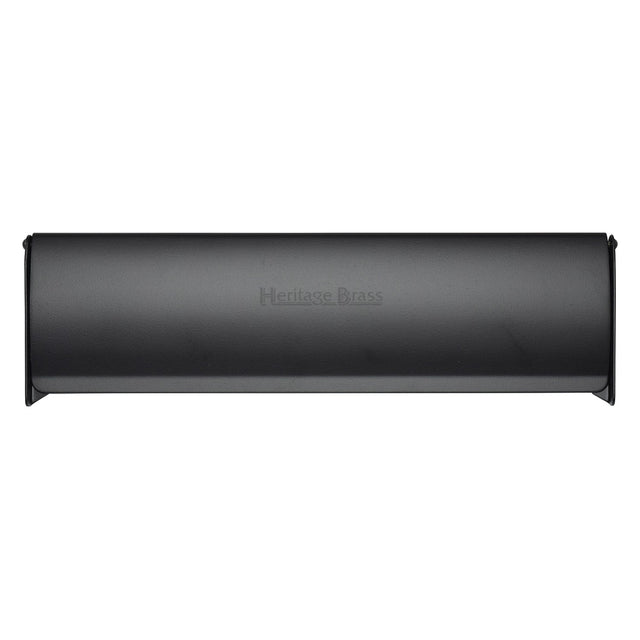Heritage Brass Door Furniture Matt Black / Interior Letter Flap / 11 3/4" x 3 1/2" Heritage Brass - Interior Letterflap 11 3/4" x 3 1/2"Matt Black finish