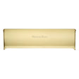 Heritage Brass Door Furniture Satin Brass / Interior Letter Flap / 299 x 83mm (11 3/4" x 3 1/2") Heritage Brass - Interior Letterflap 11 3/4" x 3 1/2"Satin Brass Finish