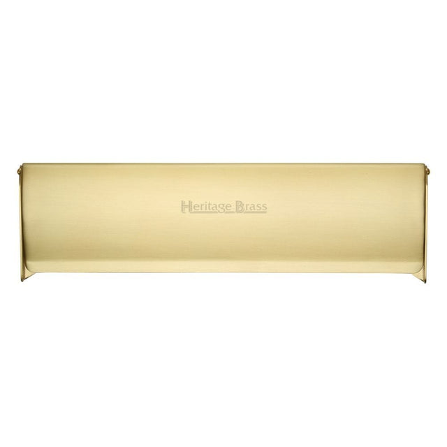 Heritage Brass Door Furniture Satin Brass / Interior Letter Flap / 299 x 83mm (11 3/4" x 3 1/2") Heritage Brass - Interior Letterflap 11 3/4" x 3 1/2"Satin Brass Finish