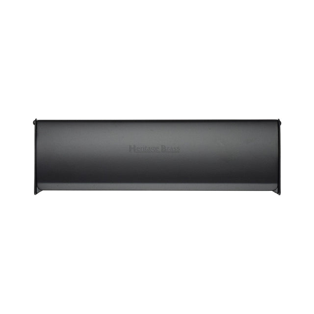 Heritage Brass Door Furniture Matt Black / Interior Letter Flap / 280 x 83mm (11" x 3 3/4") Heritage Brass - Interior Letterflap 11" x 3 3/4"Matt Black finish