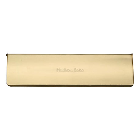 Heritage Brass Door Furniture Polished Brass / Interior Letter Flap / 280 x 83mm (11" x 3 3/4") Heritage Brass - Interior Letterflap 11" x 3 3/4"Polished Brass Finish