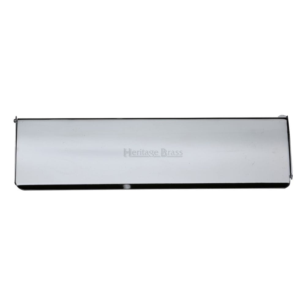 Heritage Brass Door Furniture Polished Chrome / Interior Letter Flap / 280 x 83mm (11" x 3 3/4") Heritage Brass - Interior Letterflap 11" x 3 3/4"Polished Chrome Finish