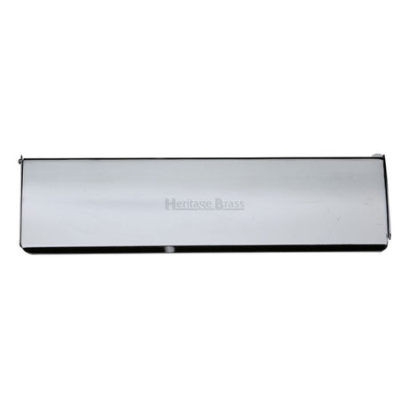 Heritage Brass Door Furniture Polished Chrome / Interior Letter Flap / 280 x 83mm (11" x 3 3/4") Heritage Brass - Interior Letterflap 11" x 3 3/4"Polished Chrome Finish