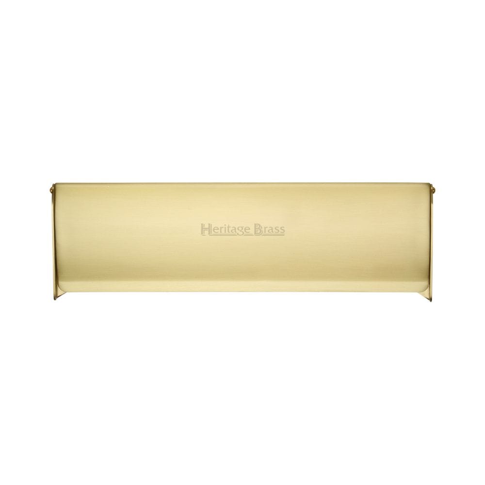 Heritage Brass Door Furniture Satin Brass / Interior Letter Flap / 280 x 83mm (11" x 3 3/4") Heritage Brass - Interior Letterflap 11" x 3 3/4"Satin Brass Finish