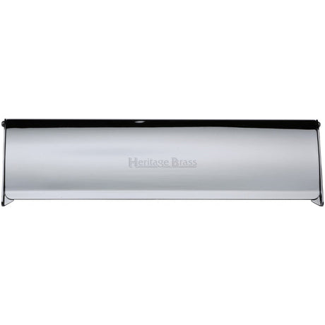 Heritage Brass Door Furniture Polished Chrome / Interior Letter Flap / 15 3/4 x 4" Heritage Brass - Interior Letterflap 15 3/4 x 4 Polished Chrome finish