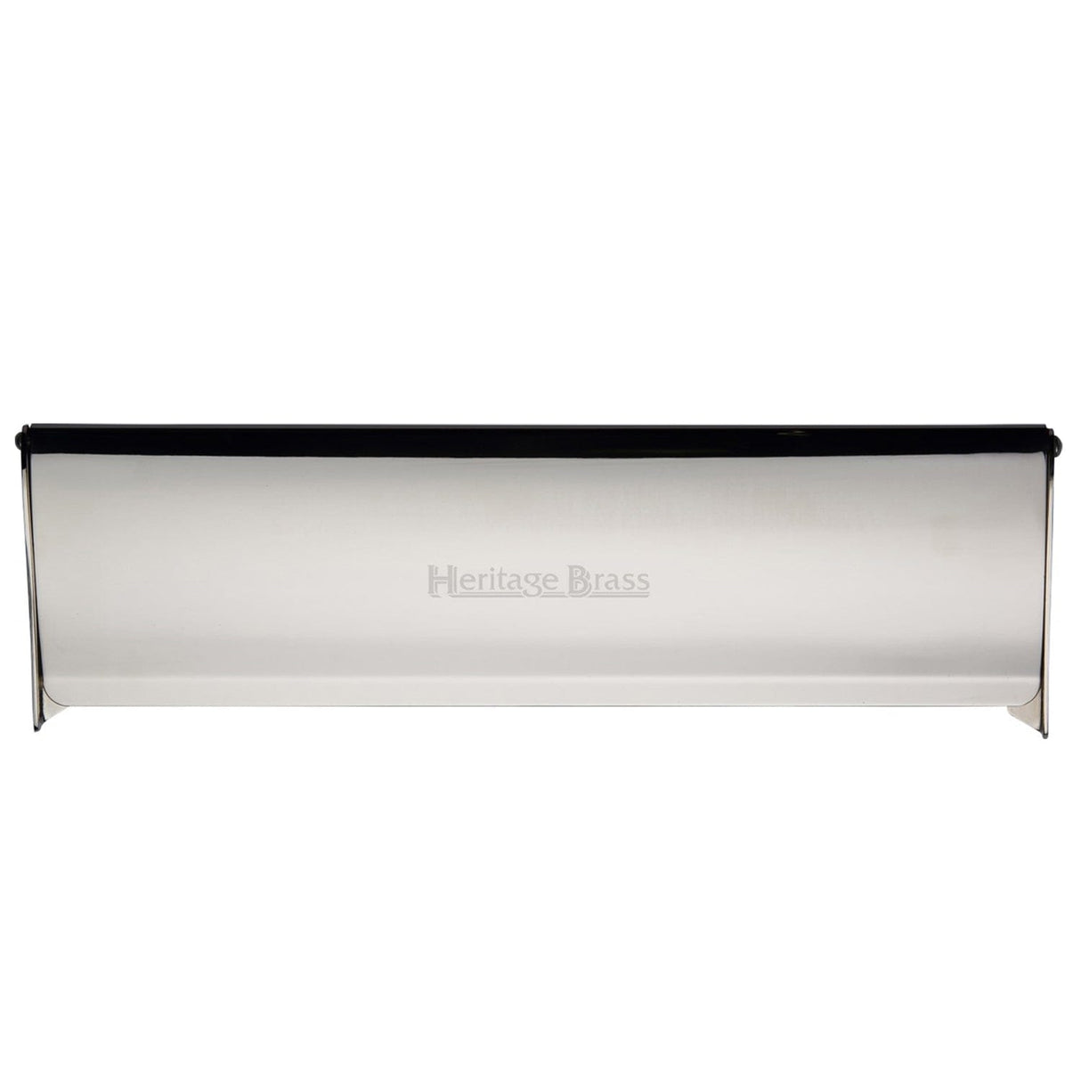 Heritage Brass Door Furniture Polished Nickel / Interior Letter Flap / 15 3/4 x 4" Heritage Brass - Interior Letterflap 15 3/4 x 4 Polished Nickel finish
