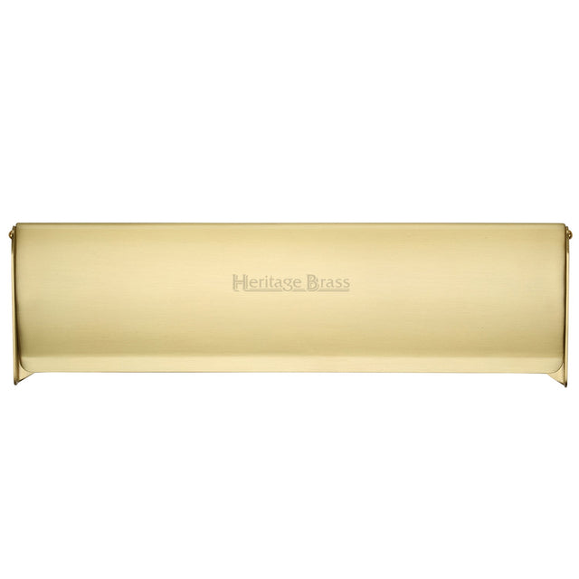 Heritage Brass Door Furniture Satin Brass / Interior Letter Flap / 15 3/4 x 4" Heritage Brass - Interior Letterflap 15 3/4 x 4 Satin Brass finish