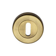 Heritage Brass Door Furniture Antique Brass / Mortice Key Profile Escutcheons Heritage Brass - Key Escutcheon Antique Brass Finish