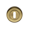 Heritage Brass Door Furniture Antique Brass / Mortice Key Profile Escutcheons Heritage Brass - Key Escutcheon Antique Brass Finish
