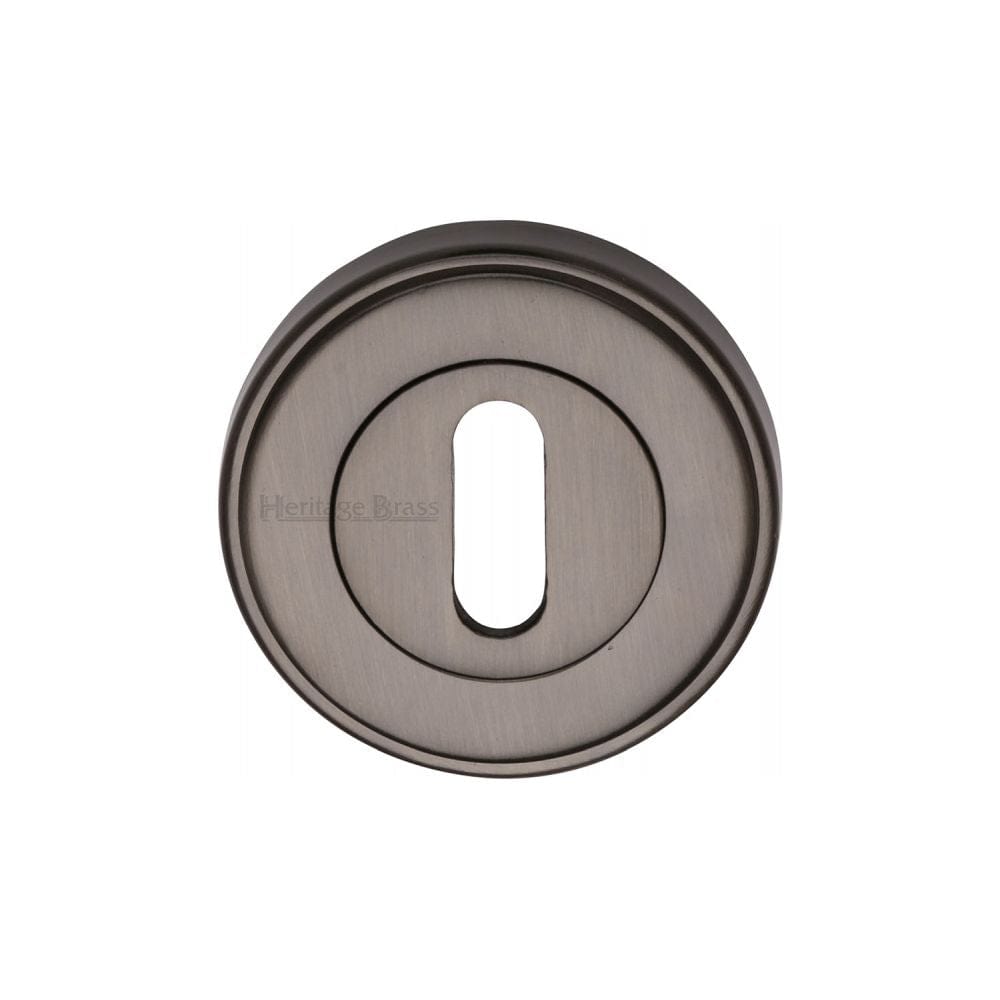 Heritage Brass Door Furniture Matt Bronze / Mortice Key Profile Escutcheons Heritage Brass - Key Escutcheon Matt Bronze Finish