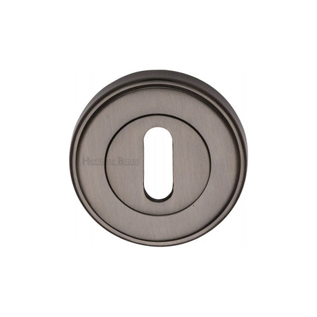 Heritage Brass Door Furniture Matt Bronze / Mortice Key Profile Escutcheons Heritage Brass - Key Escutcheon Matt Bronze Finish