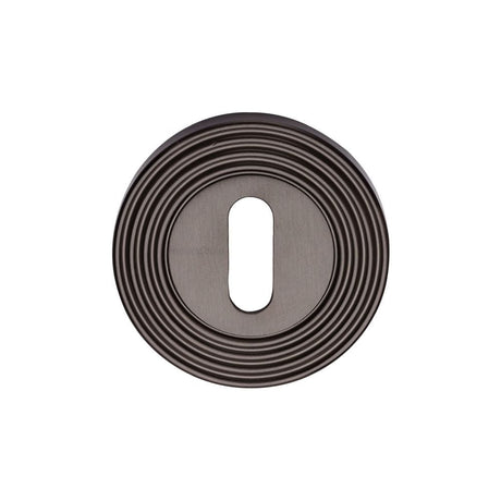 Heritage Brass Door Furniture Matt Bronze / Mortice Key Profile Escutcheons Heritage Brass - Key Escutcheon Matt Bronze Finish