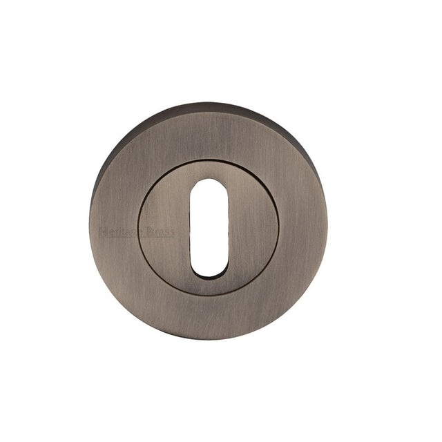 Heritage Brass Door Furniture Matt Bronze / Mortice Key Profile Escutcheons Heritage Brass - Key Escutcheon Matt Bronze Finish