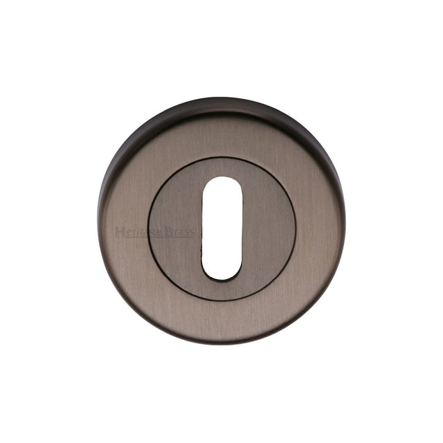 Heritage Brass Door Furniture Matt Bronze / Mortice Key Profile Escutcheons Heritage Brass - Key Escutcheon Matt Bronze Finish