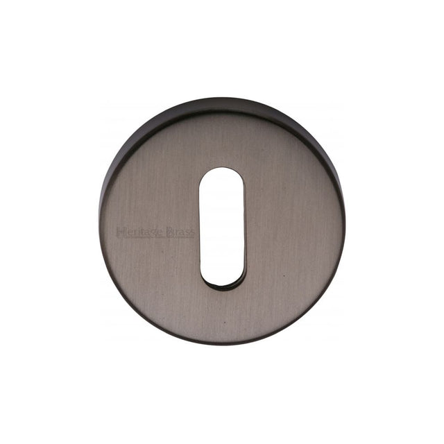Heritage Brass Door Furniture Matt Bronze / Mortice Key Profile Escutcheons Heritage Brass - Key Escutcheon Matt Bronze Finish