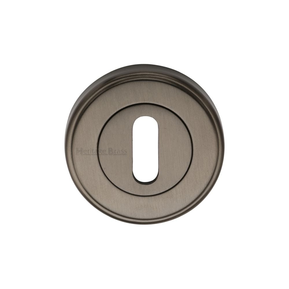 Heritage Brass Door Furniture Matt Bronze / Mortice Key Profile Escutcheons Heritage Brass - Key Escutcheon Matt Bronze Finish