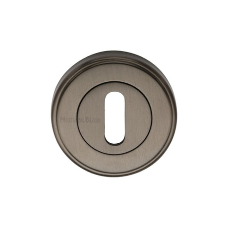 Heritage Brass Door Furniture Matt Bronze / Mortice Key Profile Escutcheons Heritage Brass - Key Escutcheon Matt Bronze Finish