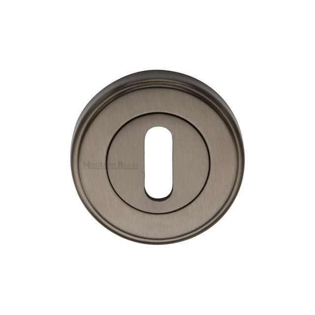 Heritage Brass Door Furniture Matt Bronze / Mortice Key Profile Escutcheons Heritage Brass - Key Escutcheon Matt Bronze Finish