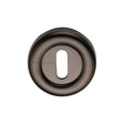 Heritage Brass Door Furniture Matt Bronze / Mortice Key Profile Escutcheons Heritage Brass - Key Escutcheon Matt Bronze Finish