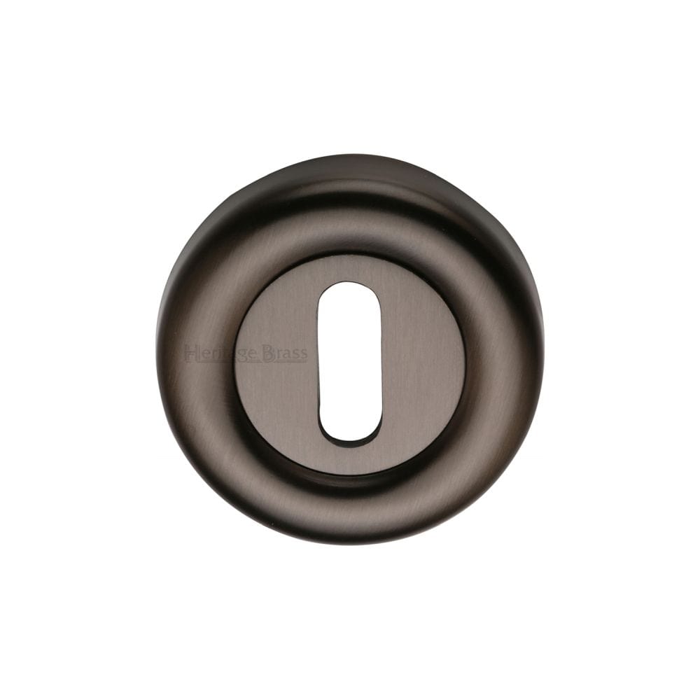 Heritage Brass Door Furniture Matt Bronze / Mortice Key Profile Escutcheons Heritage Brass - Key Escutcheon Matt Bronze Finish