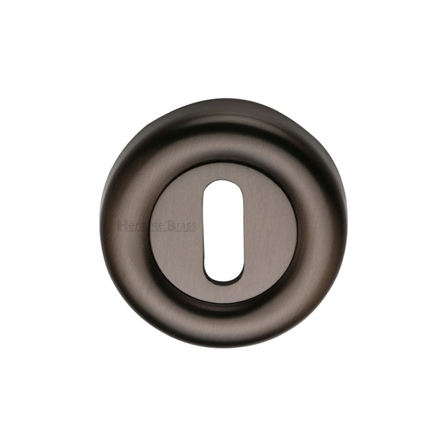 Heritage Brass Door Furniture Matt Bronze / Mortice Key Profile Escutcheons Heritage Brass - Key Escutcheon Matt Bronze Finish