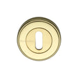 Heritage Brass Door Furniture Polished Brass / Mortice Key Profile Escutcheons Heritage Brass - Key Escutcheon Polished Brass Finish